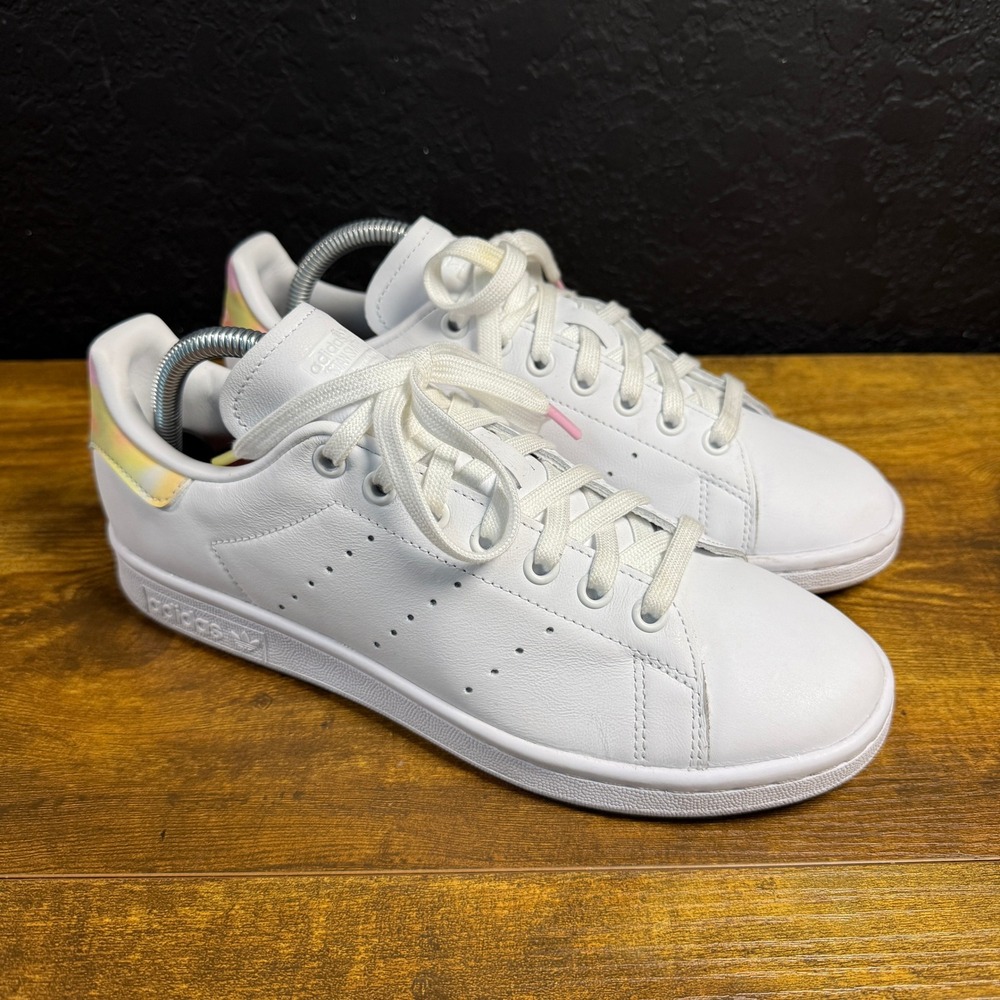 Adidas‎ Stan Smith GZ8142 White Tie Dye Synthetic Leather Sneaker Womens 8.5